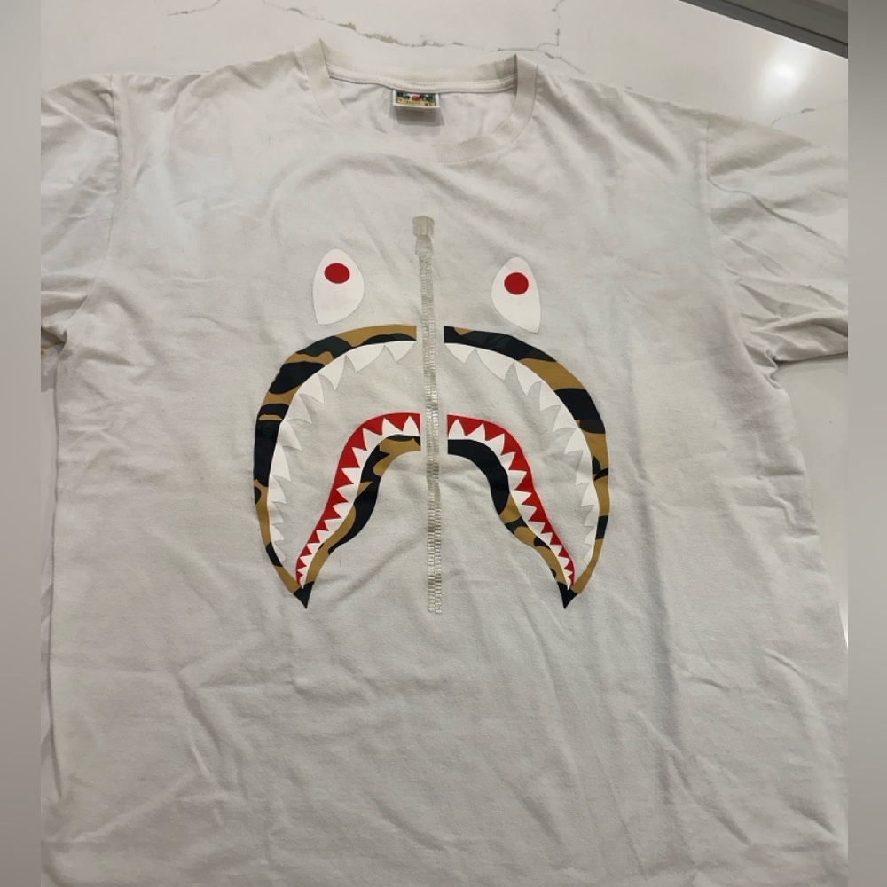 A Bathing Ape shark tee